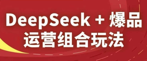 DeepSeek+爆品运营组合玩法，2025淘系精品课-狐蜂资源网